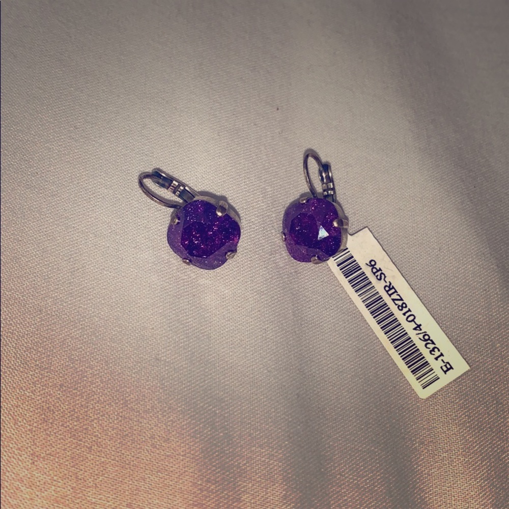 Mariana purple earrings never worn